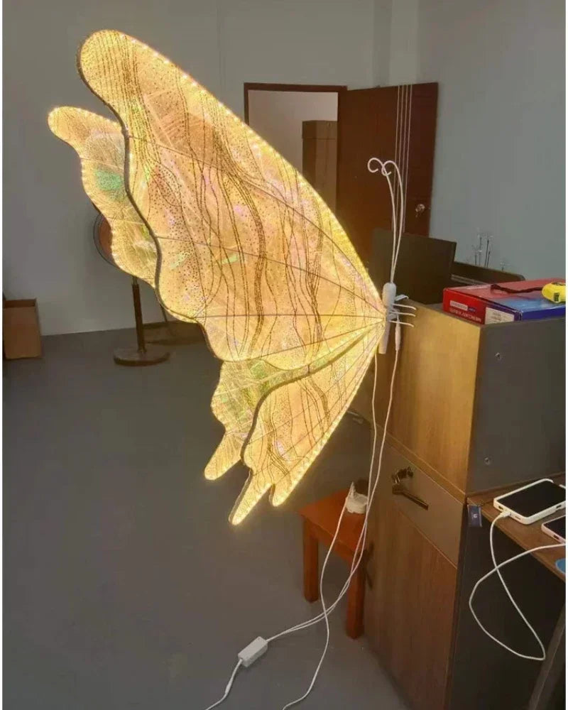 Neue Schmetterling Hochzeit Dekoration Stehlampe Kreative Anhänger Basis LED Stehlampe Romantische Straße Last Korridor Party Bühne Licht