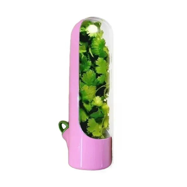 Kühlschrank Kräuter Crisper Saver Pod Container Gemüse Einmachflasche Halten Sie Minze/Kräuter/Koriander/Petersilie/Spargel frisch zu Hause
