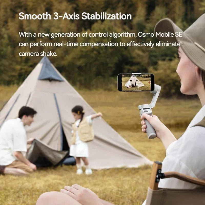 DJI OM SE Osmo Mobile SE Handheld Gimbal Active Track 5.0 Magnetisches Design Quick Roll DJI Brandneues Original auf Lager
