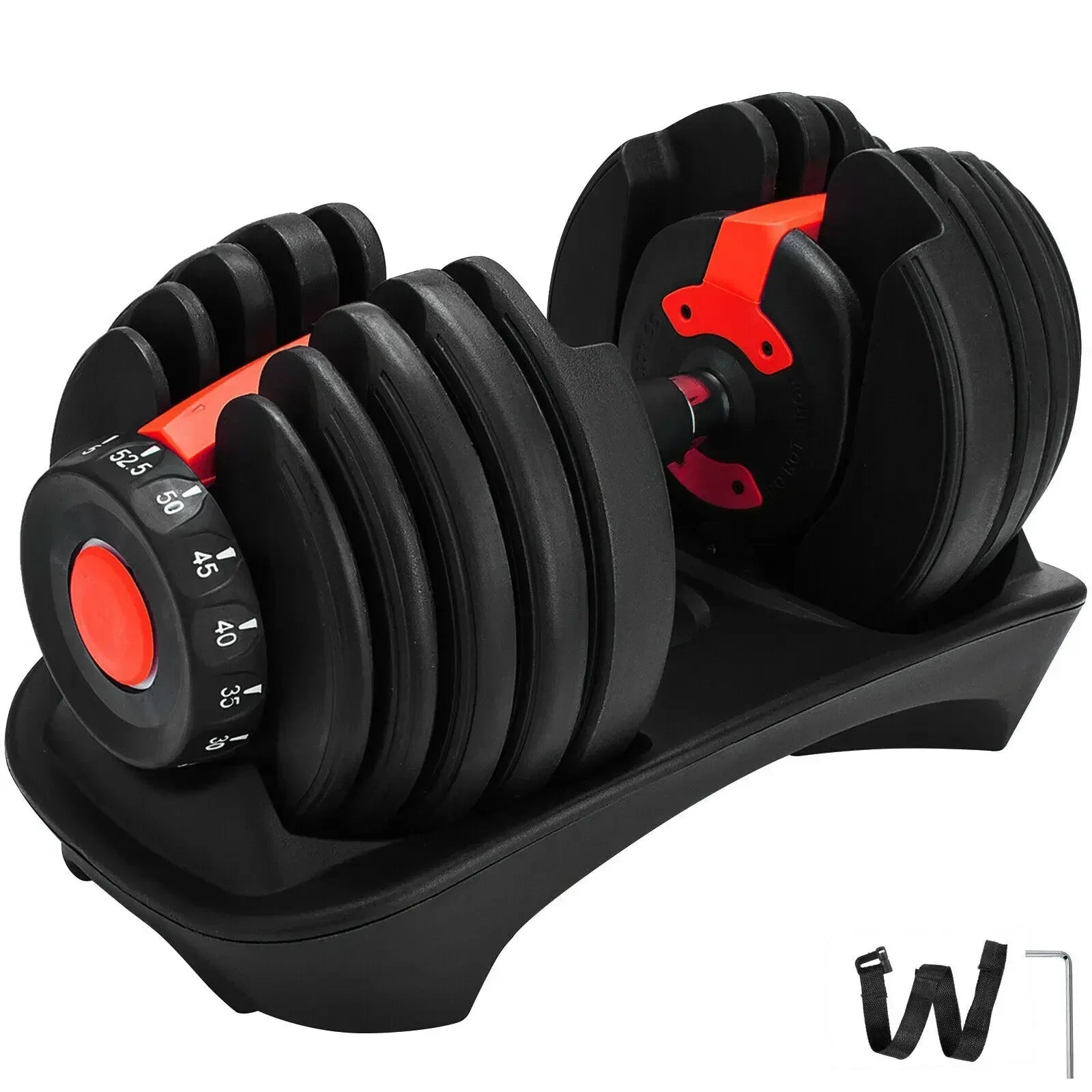 VEVOR 24KG Verstellbare Hantelsets, Hantelständer und Hantelgewicht