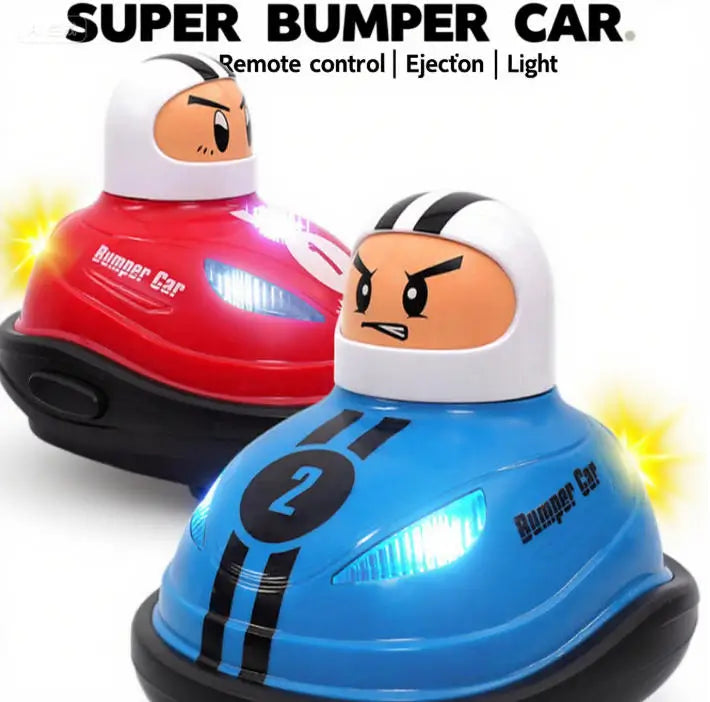 Kinder Duo Spielzeugauto, Kampfspiel Super Autoscooter, Kampf Pop-Up-Puppe, Crash Bounce Auswurf, Licht Kinder Fernbedienung, AUTOS Geschenke