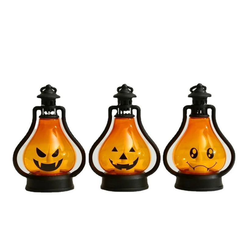 Horror Halloween LED Wind Licht, Tragbare Kürbis Geister Laterne, Bar Desktop Ornament, Halloween Decor Requisiten