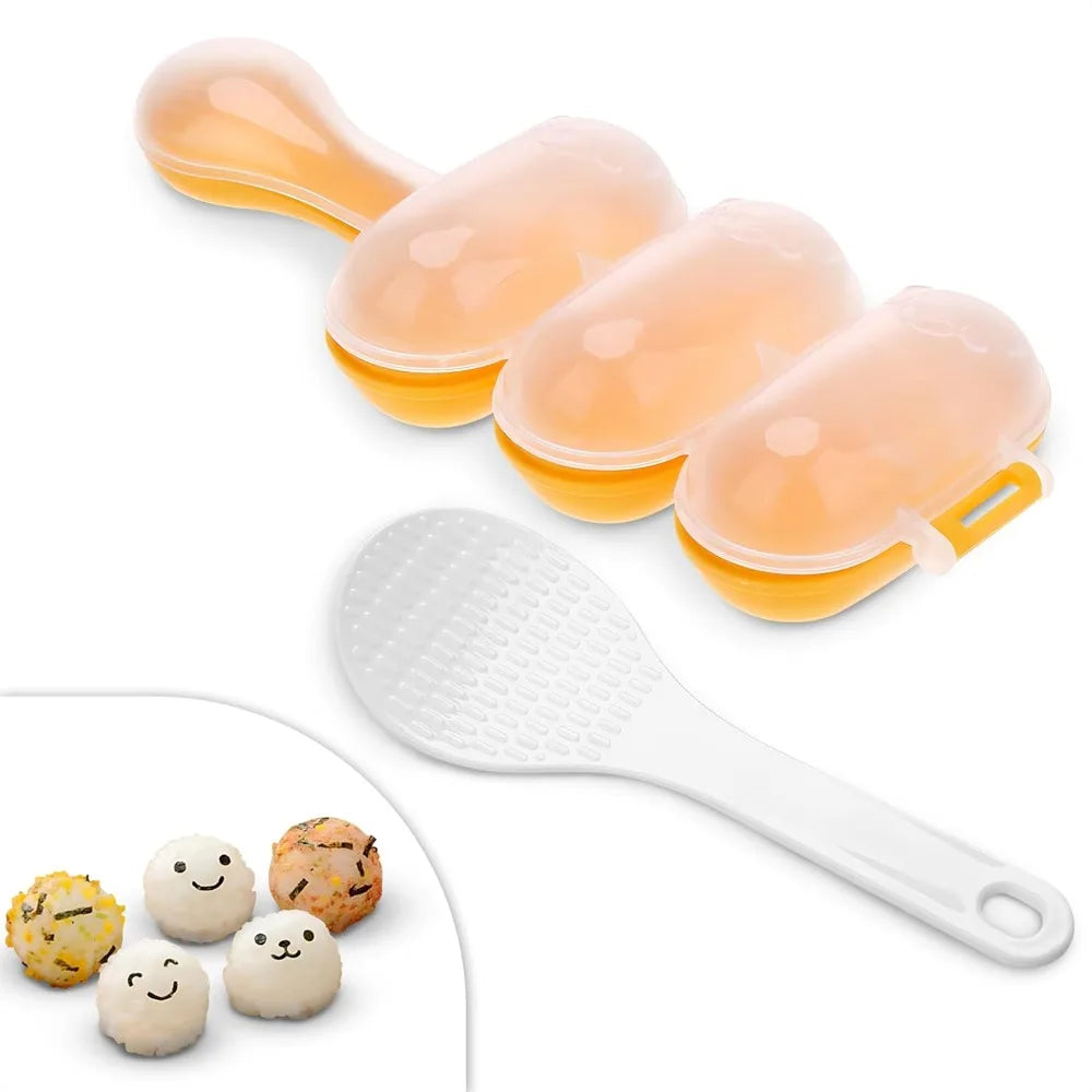 Reisball-Maker-Form mit Paddel, Sushi-Maker, Reisball-Form, Former, Sushi-Form, Reisball-Shaker, Sushi-Maker-Form