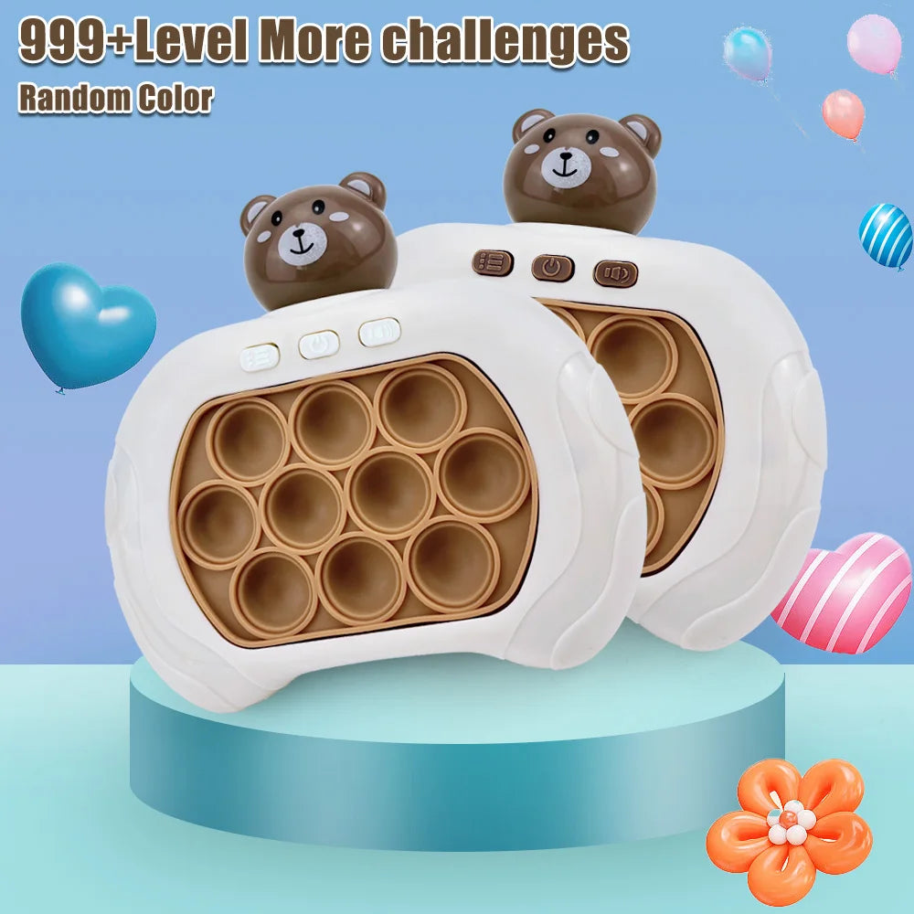 2025 Neues Quick-Push-Spiel, Pop Fidget Bubble Popper: Leichtes, professionelles Stressabbau-Spielzeug für Erwachsene und Kinder.