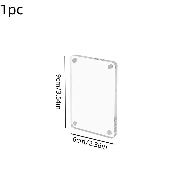 1/3/4 Zoll Acryl-Fotorahmen, Acryl-Kühlschrank-Bilderrahmen, Mehrzweck-Bilderrahmen für Haushaltsdekorationshalter