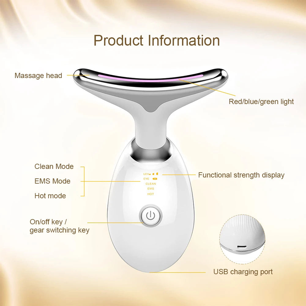 Gesichtsmassagegerät, EMS-Gesichtsmikrostrom, Anti-Aging-Gesichtsmassage