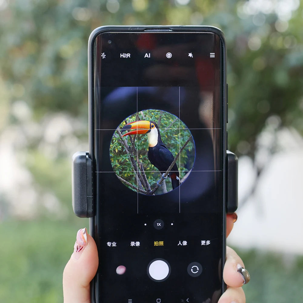 Einstellbares Teleskop HD Mini-Taschenteleskop 8 x 20 mm tragbares Monokular Outdoor-Sport Wandern Bergsteigen Teleskop