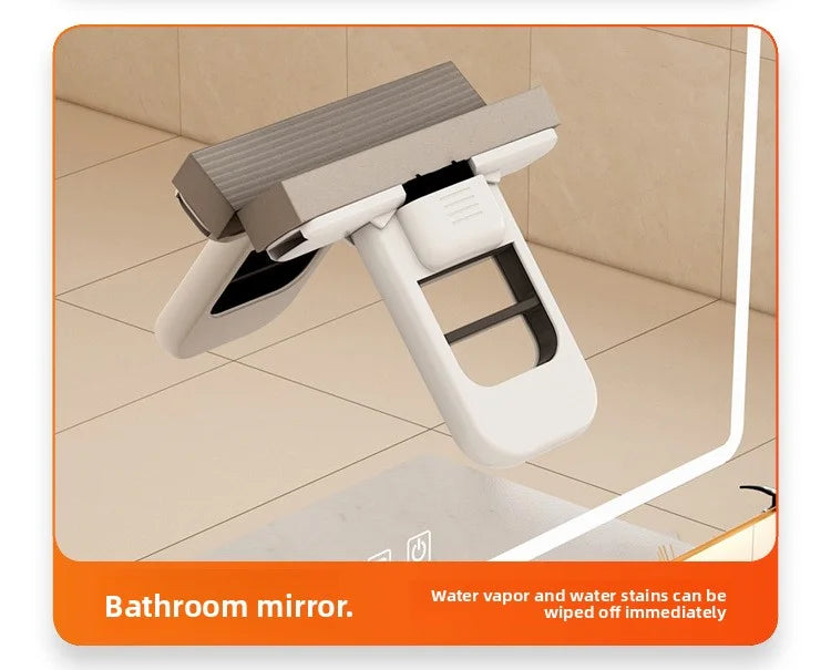 NEU Mini-Schwammmopp, freihändiger Waschmopp, tragbarer Mini-Mopp mit super saugfähigem Mopp für die Reinigung von Schreibtischböden, Badezimmern, Küchen, Glas und Autos