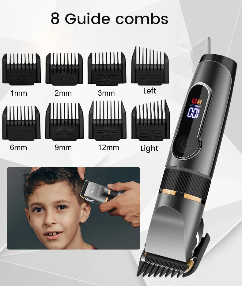 Professioneller Haarschneider, wiederaufladbarer elektrischer Trimmer für Männer