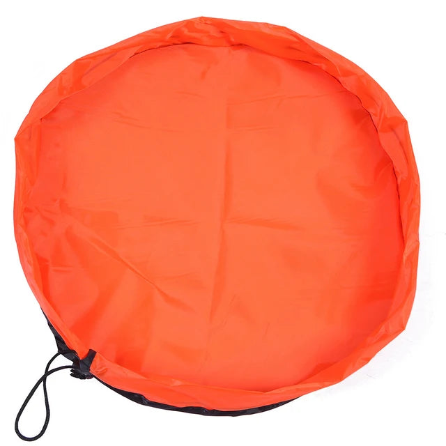 Kinderspielzeugkissen, Spielzeug-Aufbewahrungstasche, Große saubere Spielunterlage, Robuste Baustein-Spielzeug-Aufbewahrungstasche, Outdoor-Matte