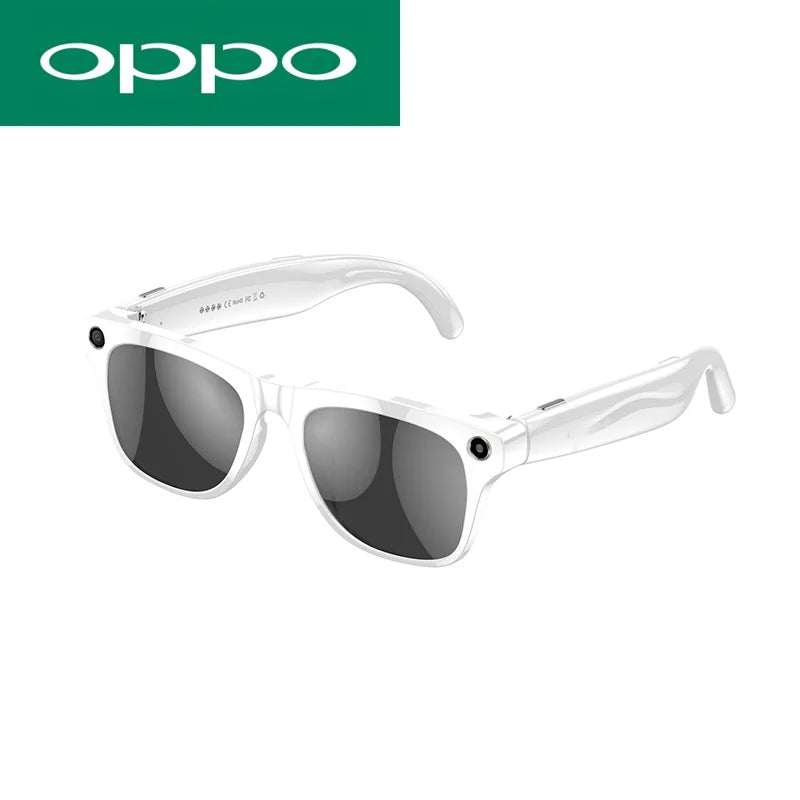 OPPO 2025 100 MP Kamera, intelligente KI-Brille, wasserdicht, Bluetooth, Anruf, Musik spielen, intelligente Brille, Bilder identifizieren, verwenden Sie ChatGPT