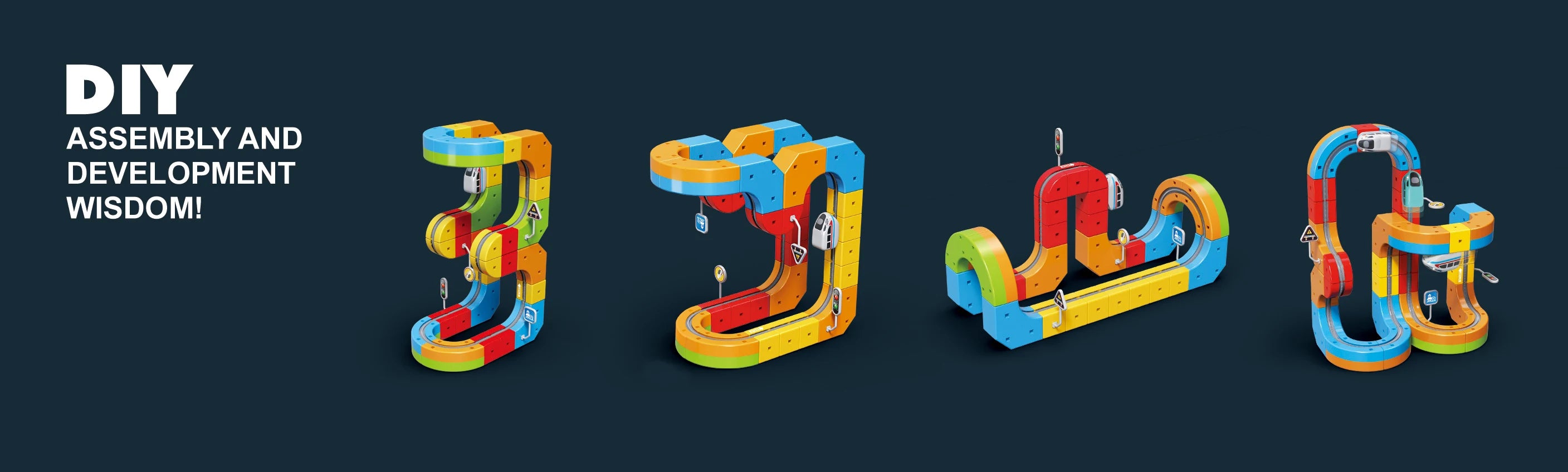 2025 Neuer DIY Magic Rail Cube Elektromagnetischer USB-Ladezug, Schienenfahrzeug-Anbau, Kinder-Slot-Spielzeug 55 Stück