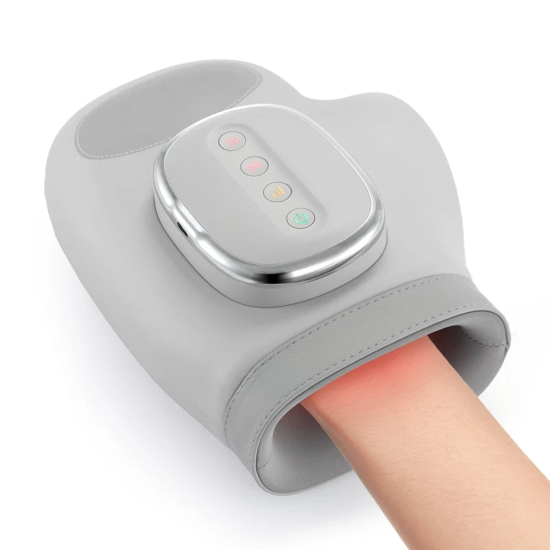 5-stufiges elektrisches Handmassagegerät, Heißkompressen-Massagegerät, Luftkompressions-Vibrationsmassage zur Linderung von Finger- und Handflächenermüdung