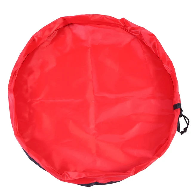 Kinderspielzeugkissen, Spielzeug-Aufbewahrungstasche, Große saubere Spielunterlage, Robuste Baustein-Spielzeug-Aufbewahrungstasche, Outdoor-Matte