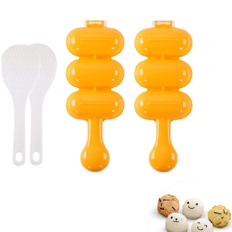 Reisball-Maker-Form mit Paddel, Sushi-Maker, Reisball-Form, Former, Sushi-Form, Reisball-Shaker, Sushi-Maker-Form