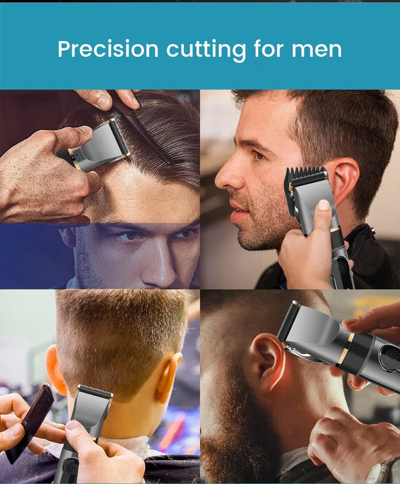 Professioneller Haarschneider, wiederaufladbarer elektrischer Trimmer für Männer