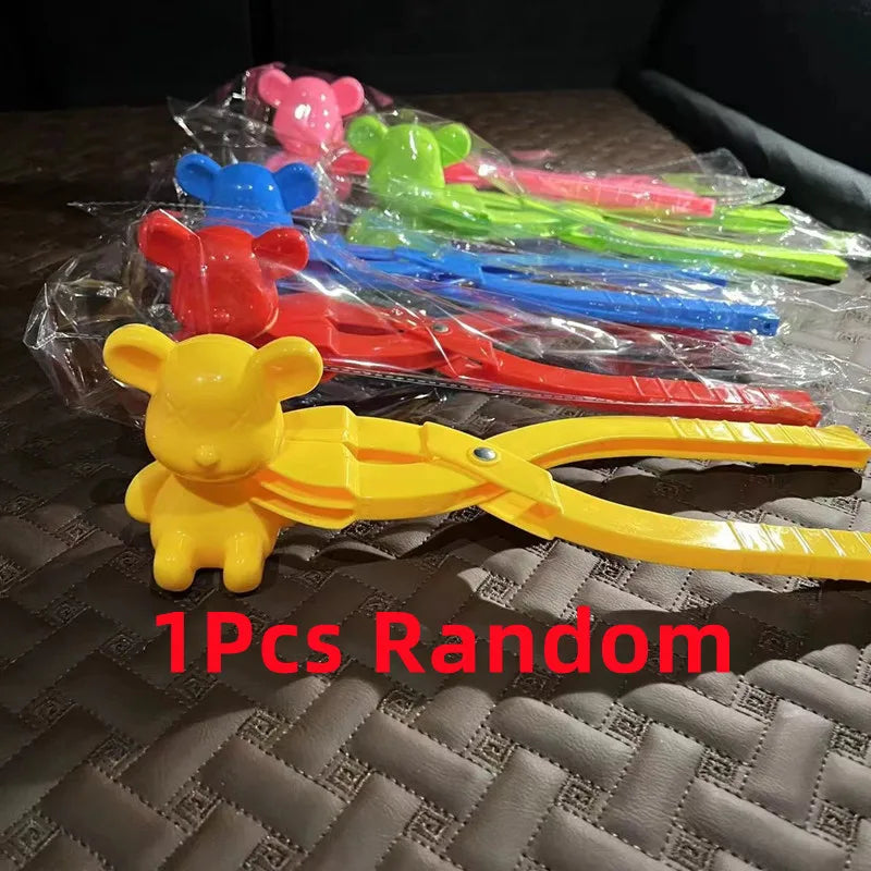 Im freien Schneeball Clip Schnee Greifen Klemmen Werkzeug Multi-form Cartoon Schneebälle Grabber Werfen Schnee Ball Sport Spielzeug Kinder geschenk