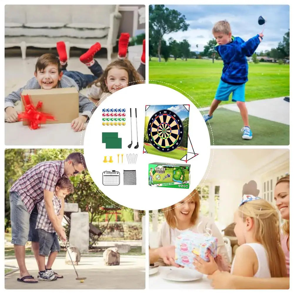 Battle Golf Chipping Game ,Golf Hitting Mat, Sportaktivitäten, Putting Practice, Toy Swing Training Tool