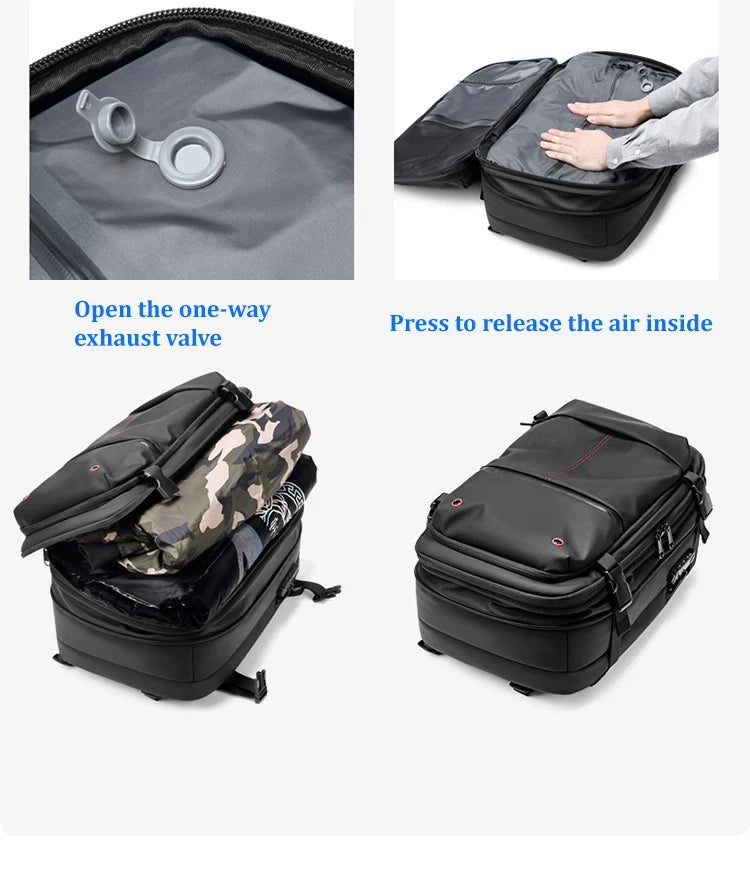 17 Zoll Laptop-Rucksack, Vakuum-Kompressions-Rucksack