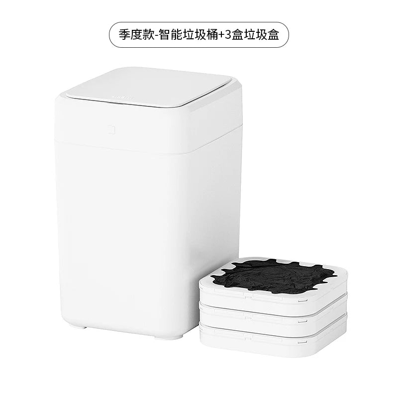 17L automatische Verpackung Mülleimer selbstwechselnder Beutel Smart Mülleimer Bewegungssensor berührungslose Mülleimer mit Deckel für die Küche