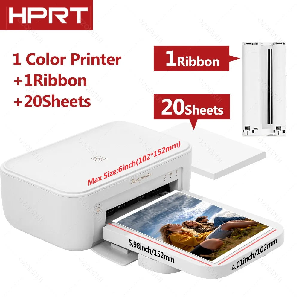 HPRT Farbfotodrucker, 300 DPI, hochauflösender Sofortbilddrucker