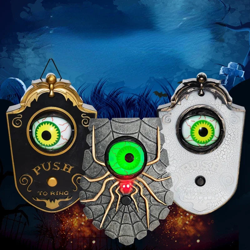 Halloween Einäugige Türklingel, Dekoration Ghost Festival, Spielzeug Bar Glow Horror Sound