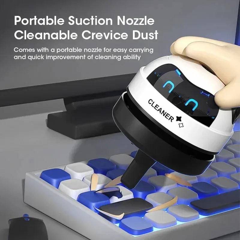 Mini-Staubsauger, tragbarer Schreibtisch-Tischstaubsauger, USB-Handheld-Tischkehrmaschine, Haar-Bleistift-Krümel-Reinigungswerkzeug, Staubsauger