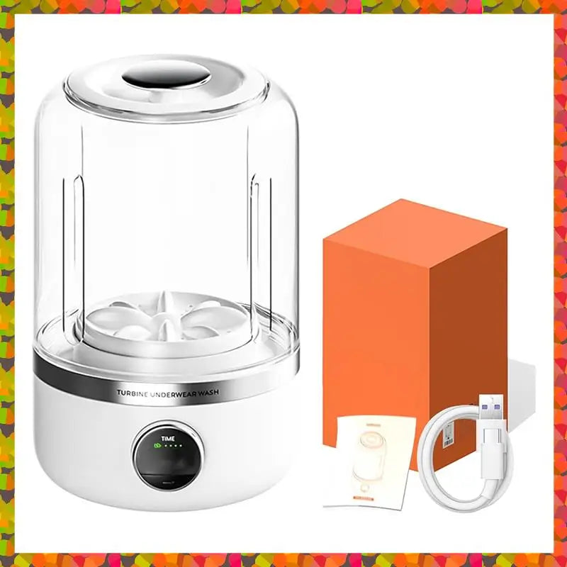 Förderung! Ye02 Unterwäschewaschmaschine, wiederaufladbare kabellose Mini-Waschmaschine, Wäschebecher für BH, Unterwäsche, Socken, Babykleidung