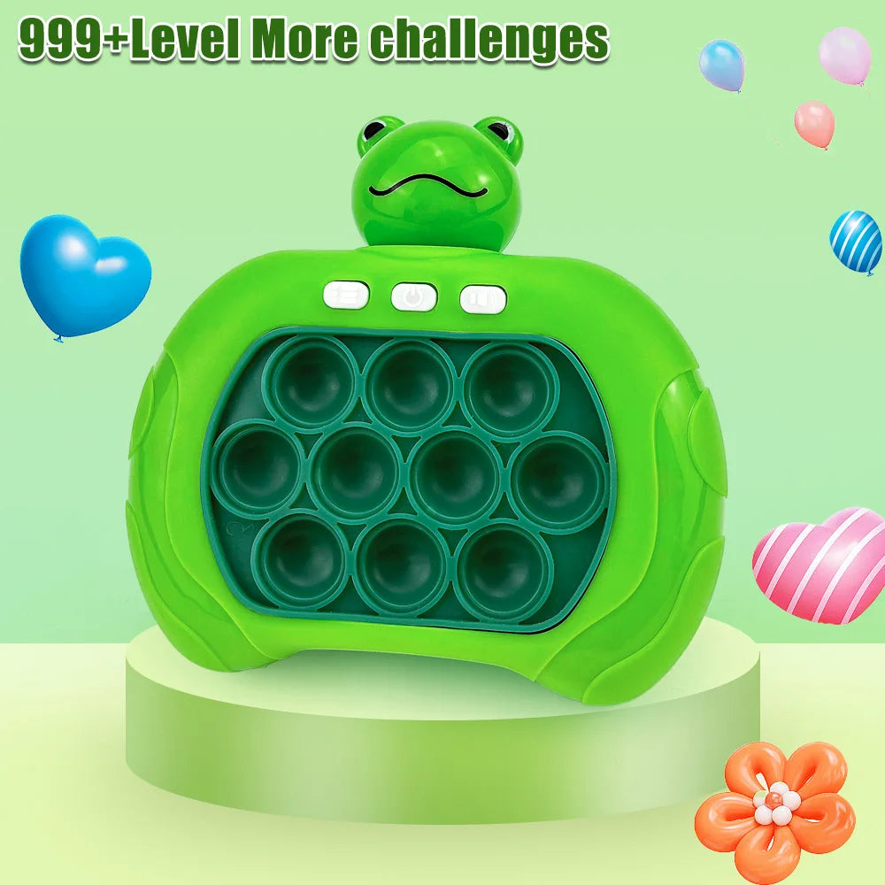 2025 Neues Quick-Push-Spiel, Pop Fidget Bubble Popper: Leichtes, professionelles Stressabbau-Spielzeug für Erwachsene und Kinder.