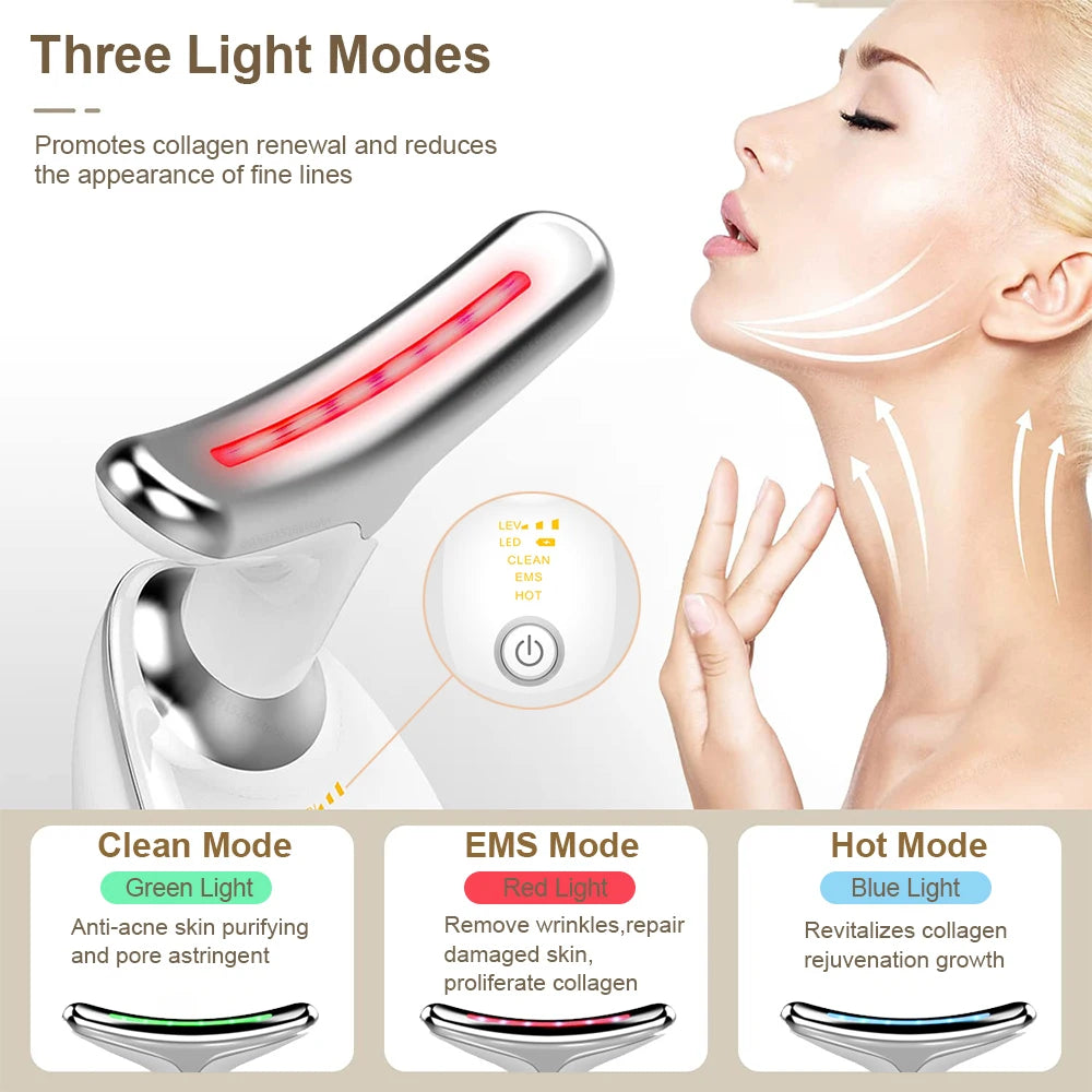 Gesichtsmassagegerät, EMS-Gesichtsmikrostrom, Anti-Aging-Gesichtsmassage