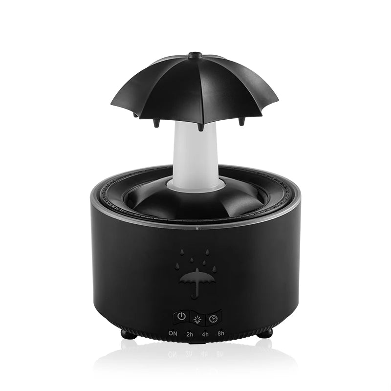 Humidificateur d'air créatif en forme de goutte d'eau avec lumière colorée et diffuseur d'huiles essentielles et d'arômes en forme de goutte d'eau. Humidificateur d'aromathérapie.