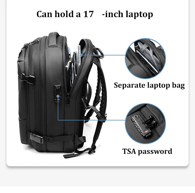 17 Zoll Laptop-Rucksack, Vakuum-Kompressions-Rucksack