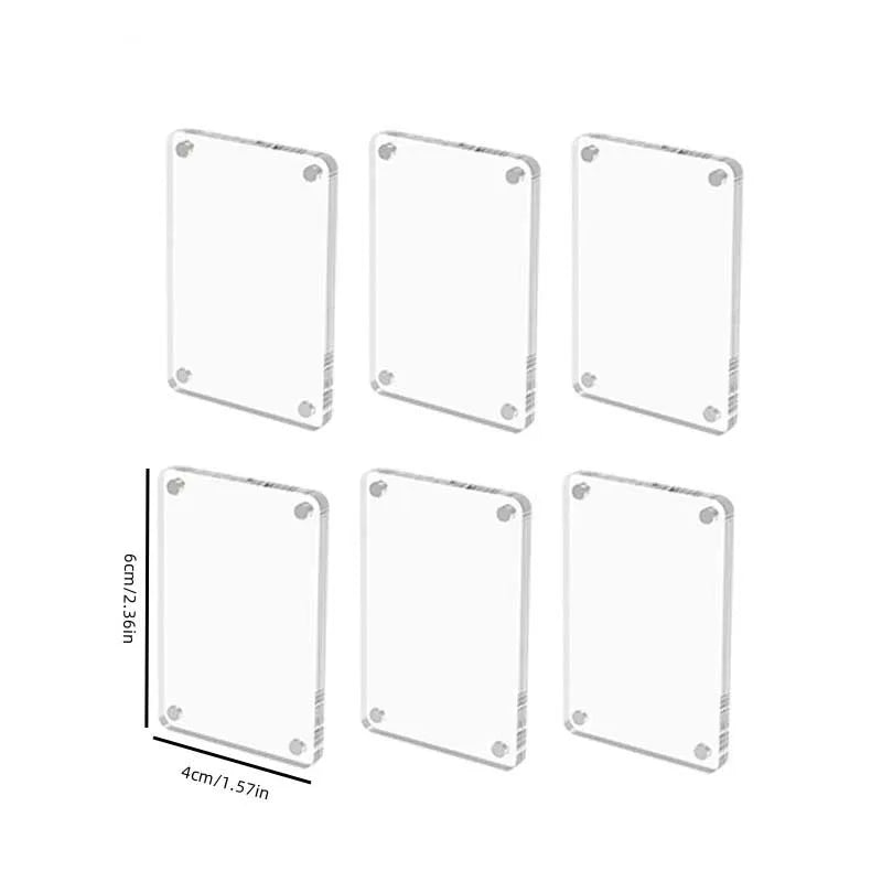 1/3/4 Zoll Acryl-Fotorahmen, Acryl-Kühlschrank-Bilderrahmen, Mehrzweck-Bilderrahmen für Haushaltsdekorationshalter