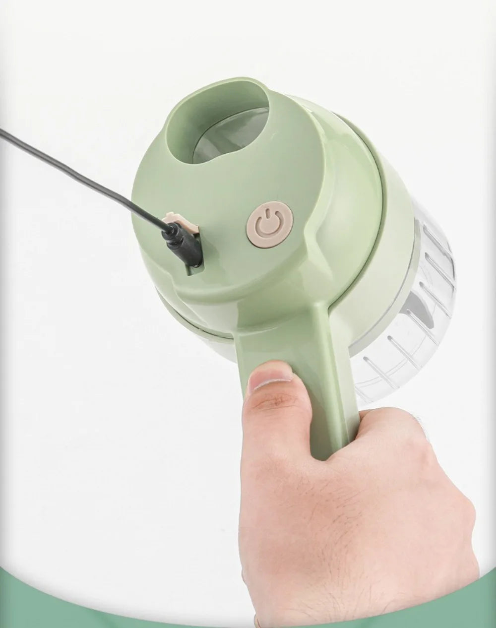 Elektrischer Gemüseschneider-Set, handgeführt, kabellos, Knoblauchstampfer, Lebensmittelzerkleinerer, Fleischwolf, Maschine, Schälen, Scheibe, Küchenzubehör