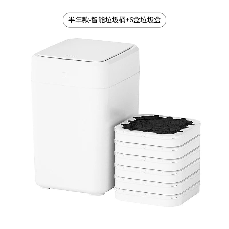 17L automatische Verpackung Mülleimer selbstwechselnder Beutel Smart Mülleimer Bewegungssensor berührungslose Mülleimer mit Deckel für die Küche
