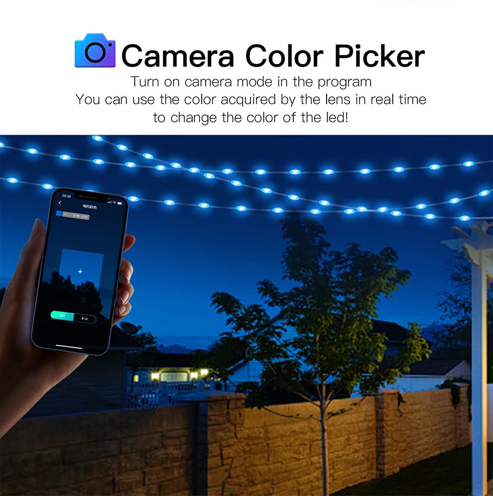 Drahtlose Bluetooth-APP-Steuerung Pixel USB-LED-Lichterkette