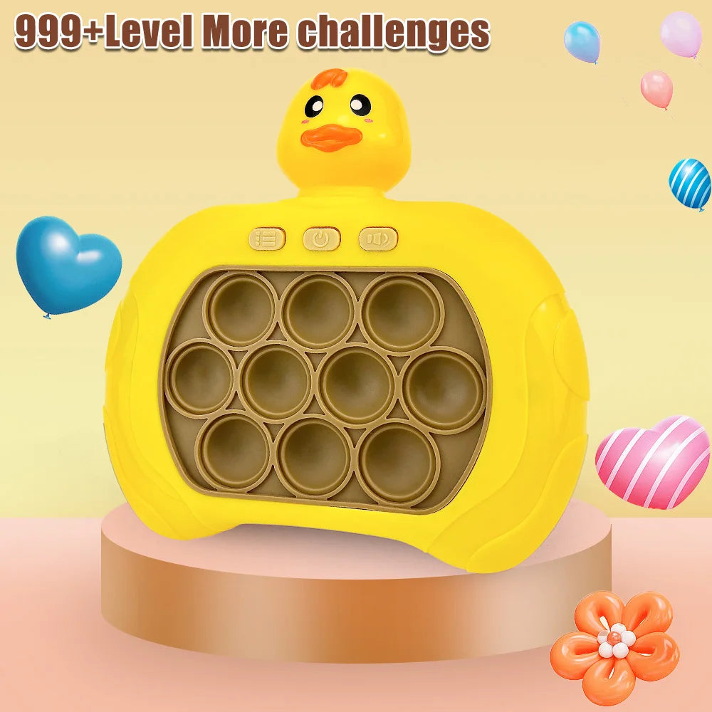 2025 Neues Quick-Push-Spiel, Pop Fidget Bubble Popper: Leichtes, professionelles Stressabbau-Spielzeug für Erwachsene und Kinder.