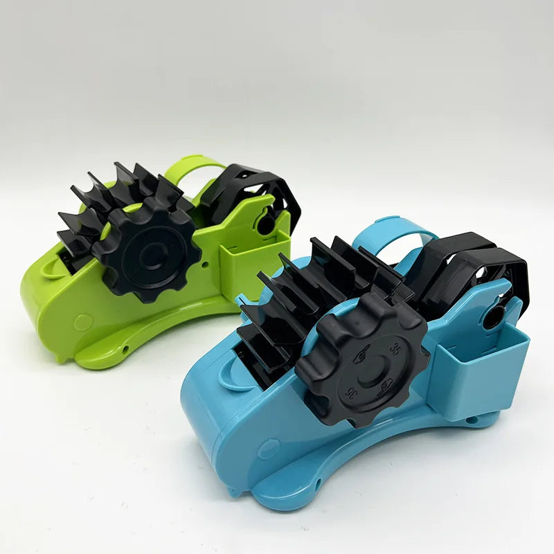 Halbautomatischer Klebebandspender, Mehrrollen-Schneidegerät, wiederverwendbarer Thermo-Klebebandspender mit Fach für Thermotransferband