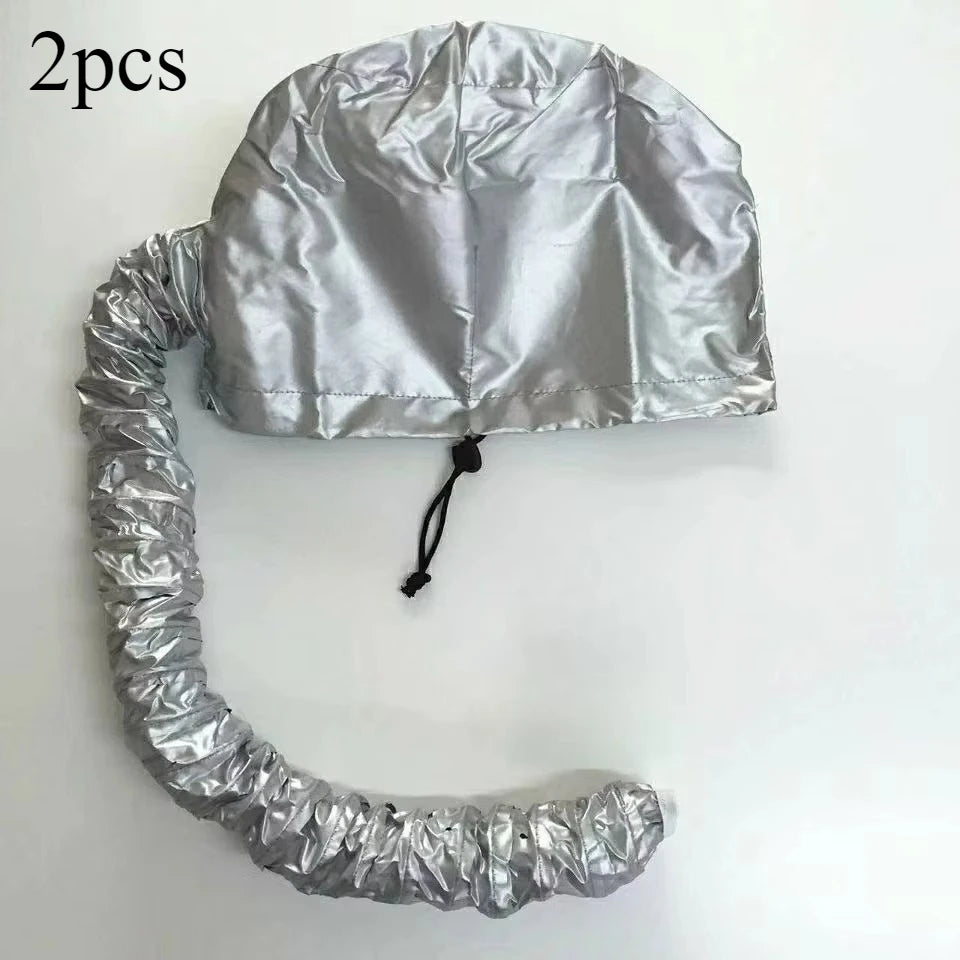 2PCSHair Motorhaube Tragbare Trockner Kappe Dampfer Quick Dry Gebacken Öl Pflege Diffusor Trocknen Friseur Werkzeuge Haar Kappe Dusche Kappe frauen