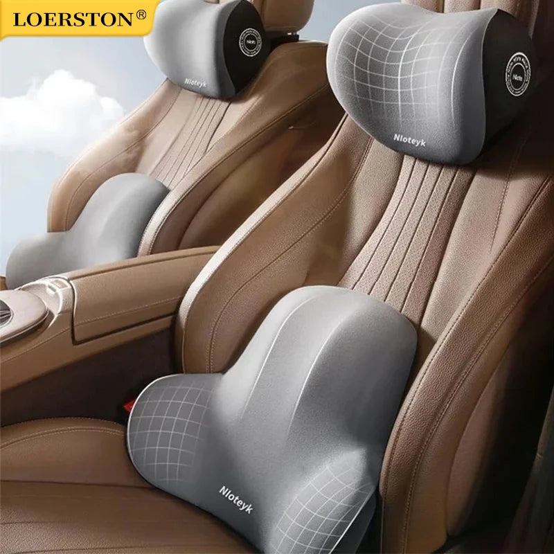 Memory Foam Auto Nackenkissen, Auto Lendenwirbelstütze, Nackenkissen, Taillenkissen, Autositz Autozubehör
