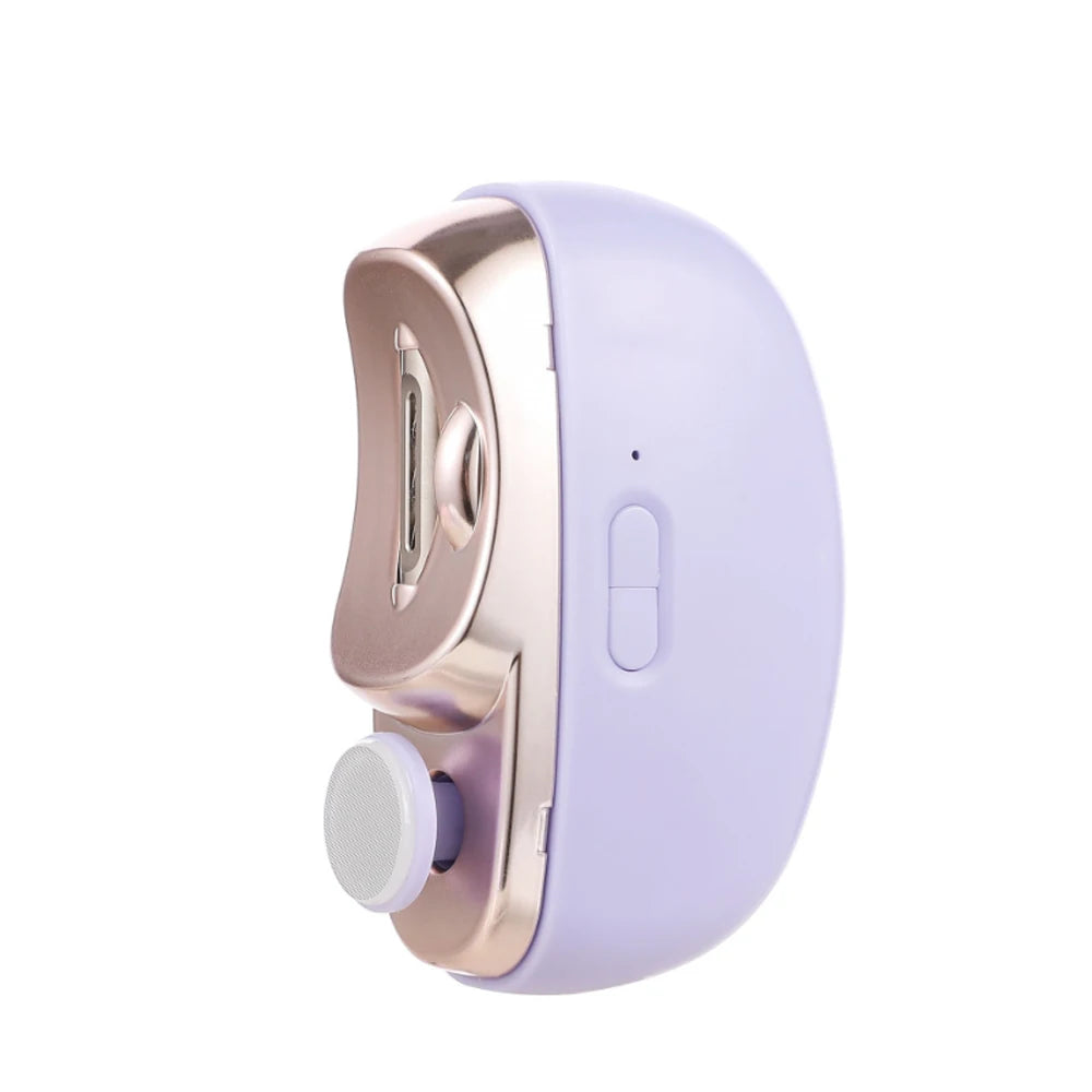 Elektrischer Nagelknipser, automatischer Aniküre-Trimmer mit Licht, für Erwachsene, Baby, Fingernagel, Zehenschere, Pediküre, Polieren, Nagelschneider