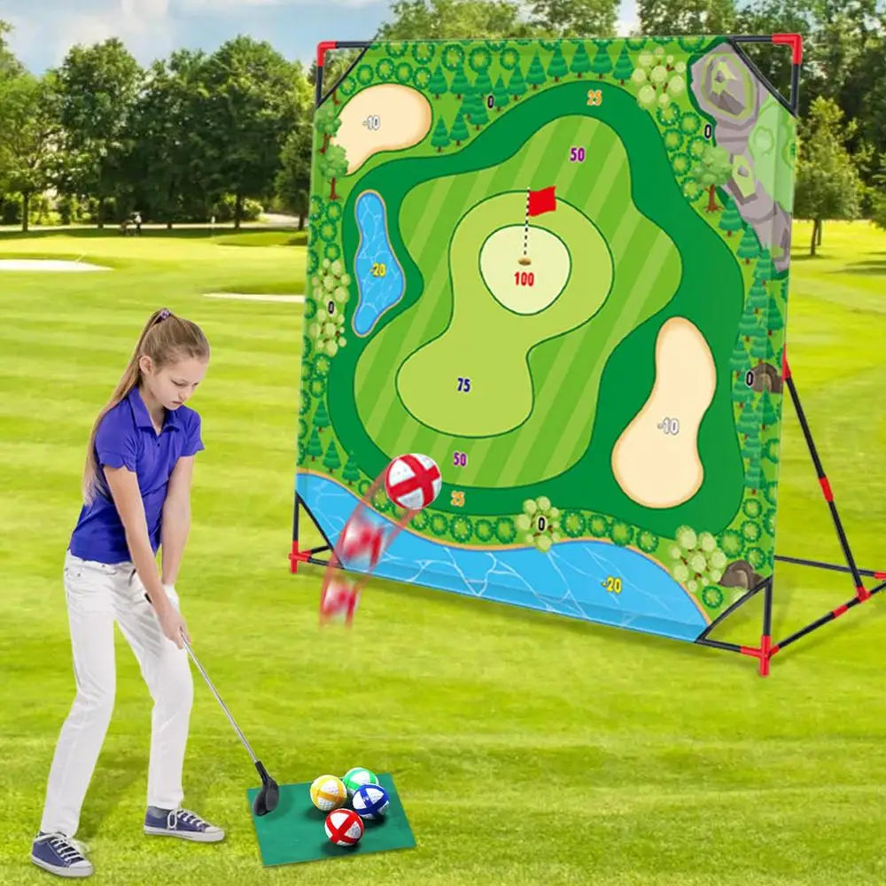 Battle Golf Chipping Game ,Golf Hitting Mat, Sportaktivitäten, Putting Practice, Toy Swing Training Tool
