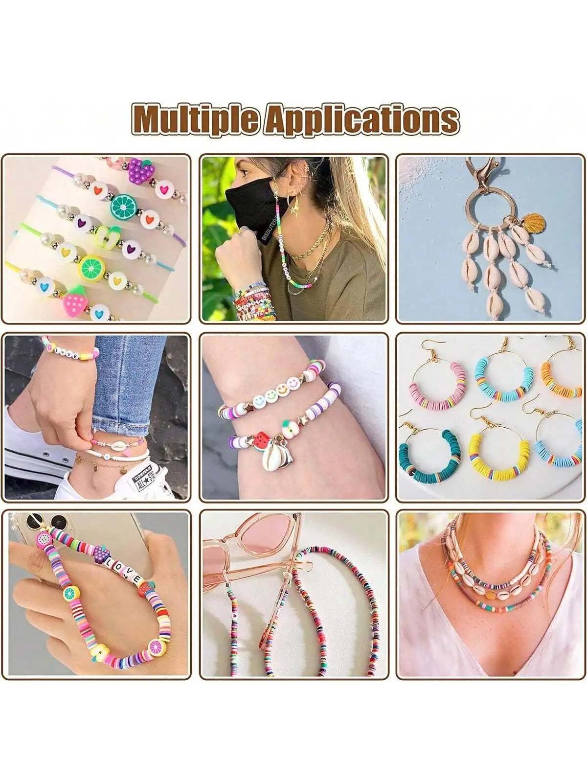 Perlenbespannungsmaschine, Spinner für Armbänder, Geschenk für Mädchen, Ton für elektrisch, mit Nadel- und Fadenarmbändern, Halsketten