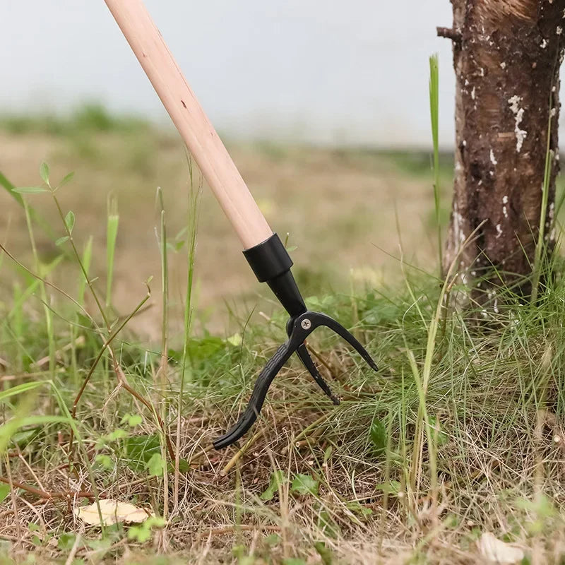 Stand-Up-Unkrautzieher-Werkzeug mit Schraubenlöchern, tragbarer Unkrautkopf-Ersatz, Gartenarbeit, Graben, Unkrautentfernungszubehör
