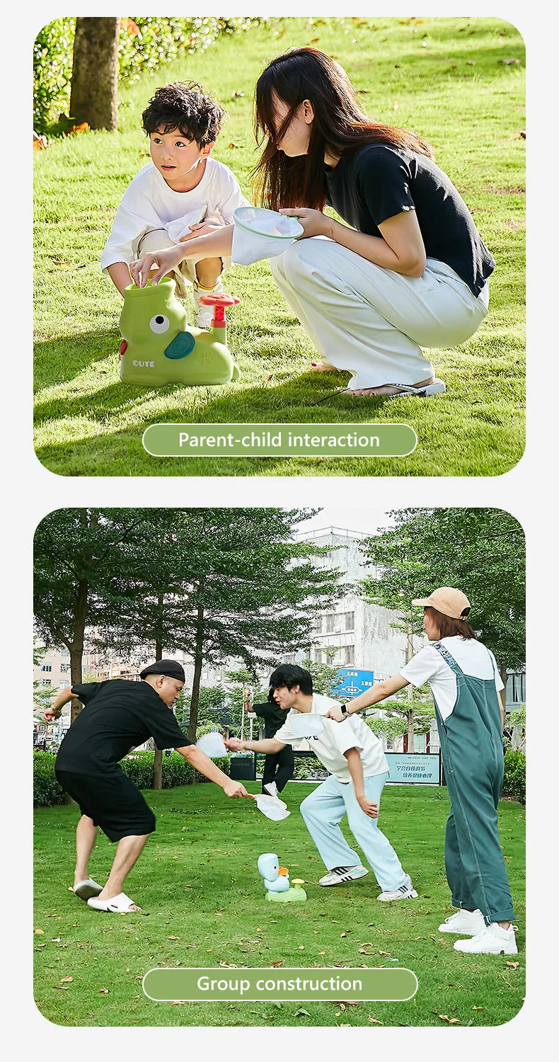 Air Discs Launcher Kinderspielzeug, für Indoor und Outdoor Spiele