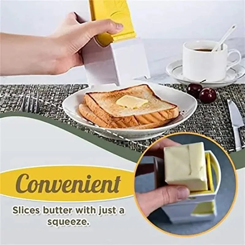 Tragbarer Butterschneider, Käsehobel, Quetschspender