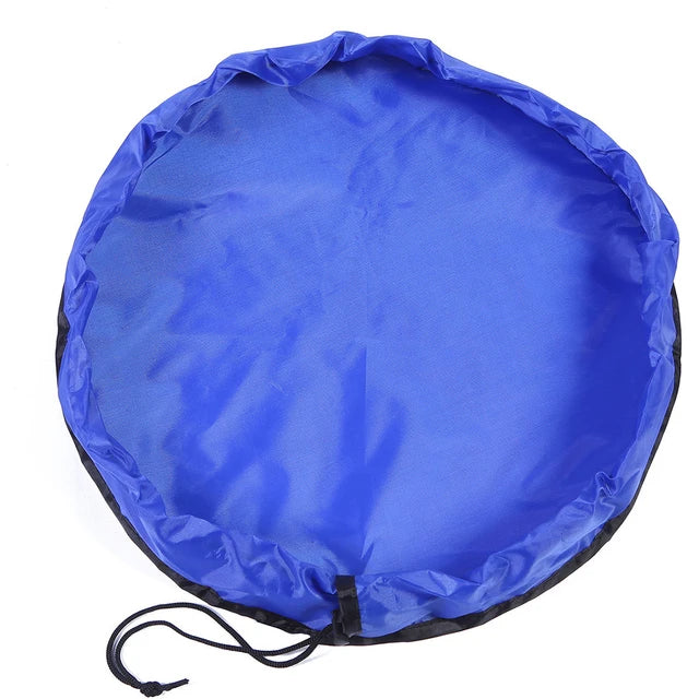 Kinderspielzeugkissen, Spielzeug-Aufbewahrungstasche, Große saubere Spielunterlage, Robuste Baustein-Spielzeug-Aufbewahrungstasche, Outdoor-Matte
