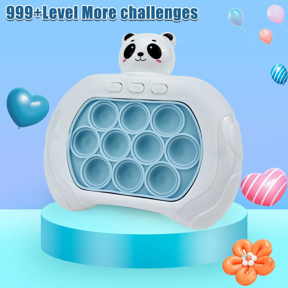 2025 Neues Quick-Push-Spiel, Pop Fidget Bubble Popper: Leichtes, professionelles Stressabbau-Spielzeug für Erwachsene und Kinder.