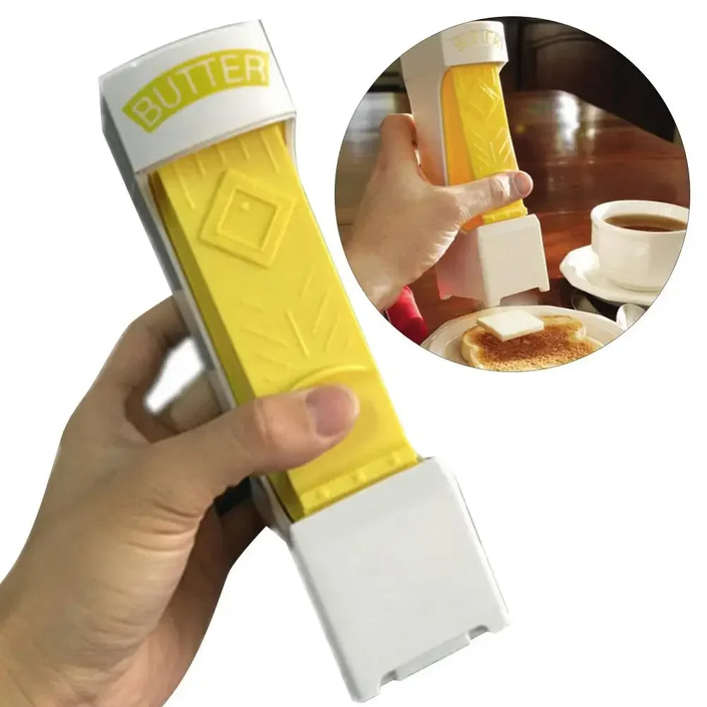 Tragbarer Butterschneider, Käsehobel, Quetschspender