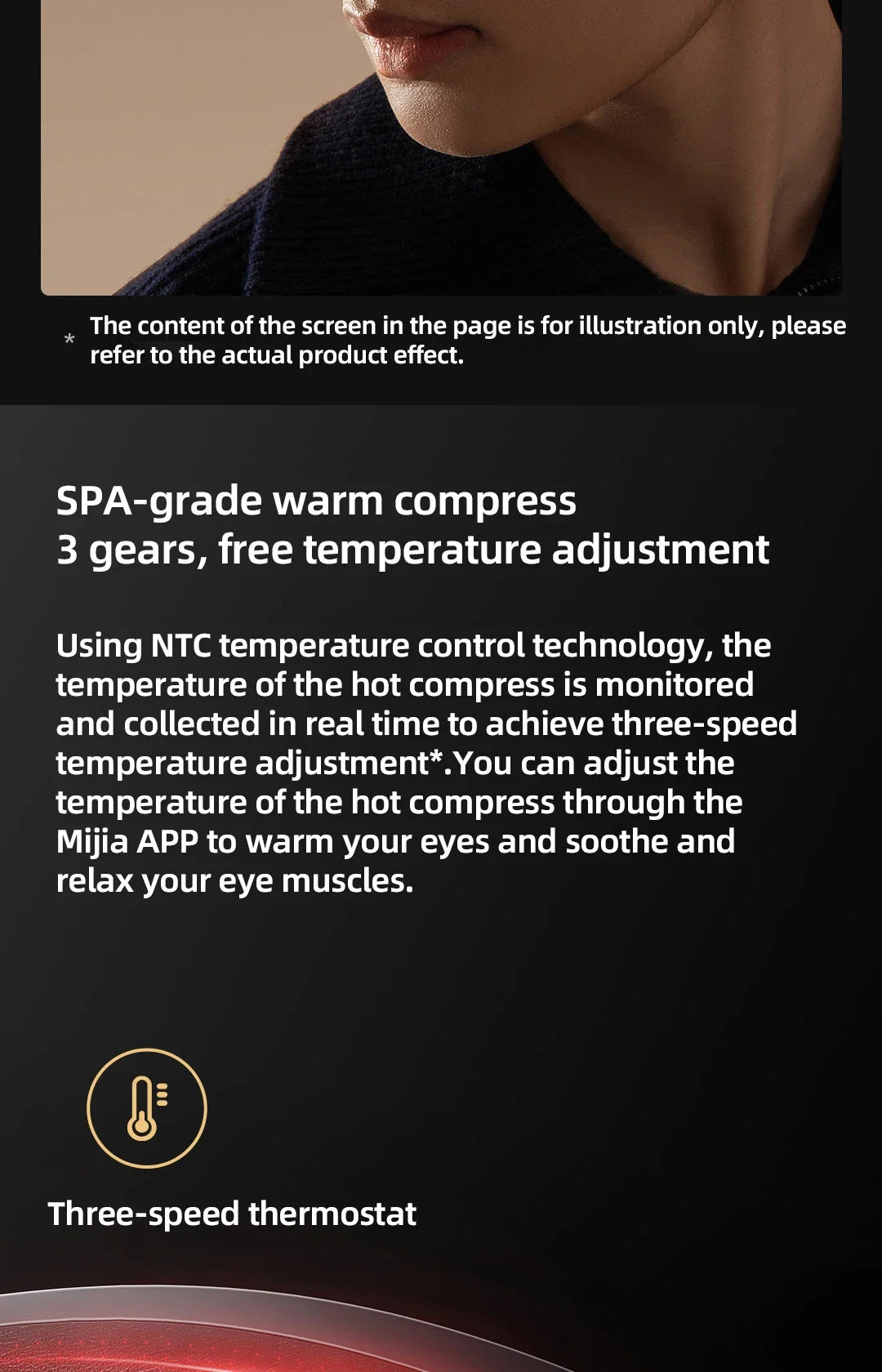 Xiaomi Mijia Smart Eye Massager Hot Compress Zone Massage Lindert Müdigkeit Augenpflegeinstrument Arbeit mit der Mi Home App